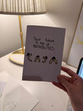 Pasta Grad Card