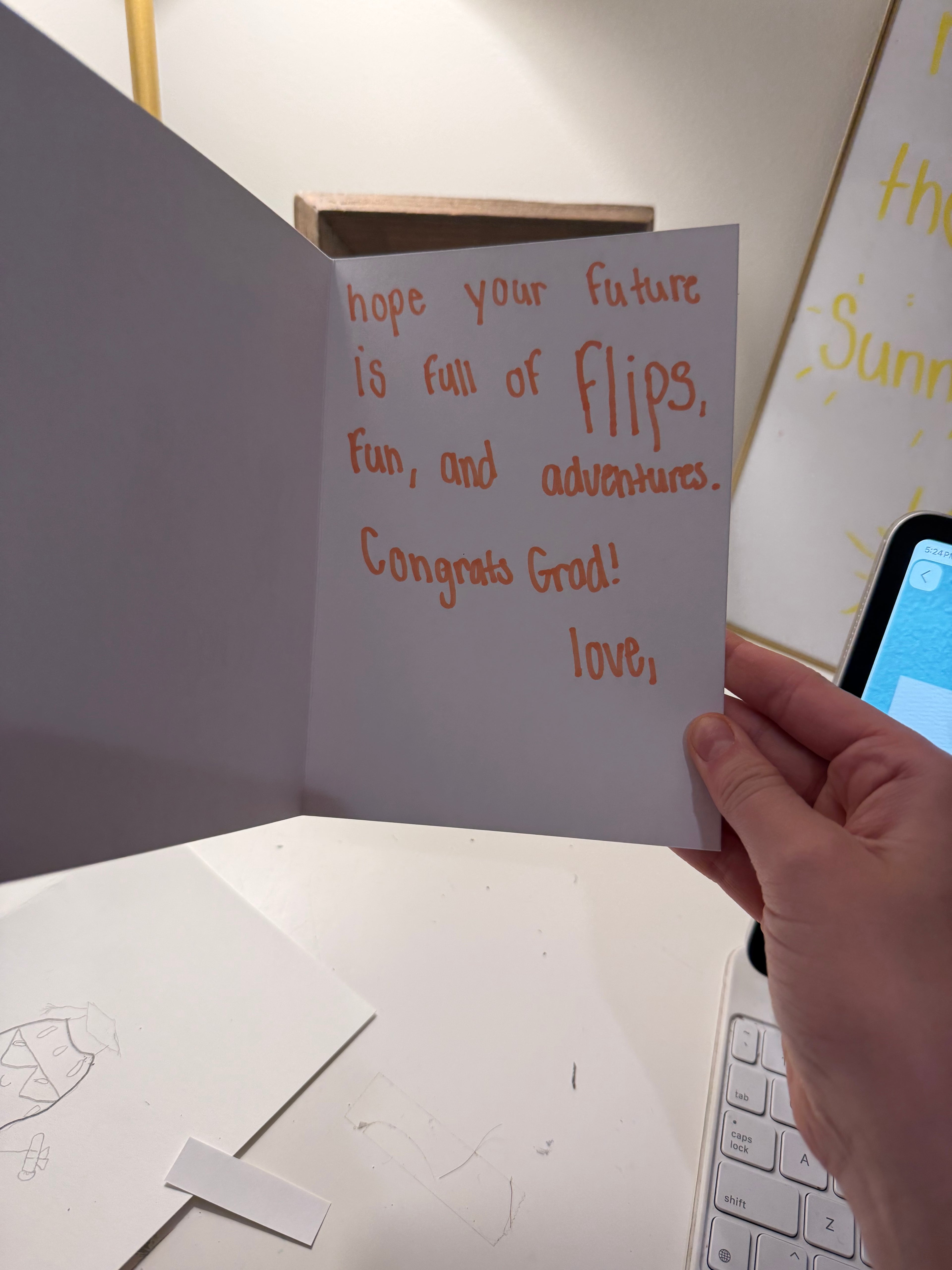Flip Flop Grad Card