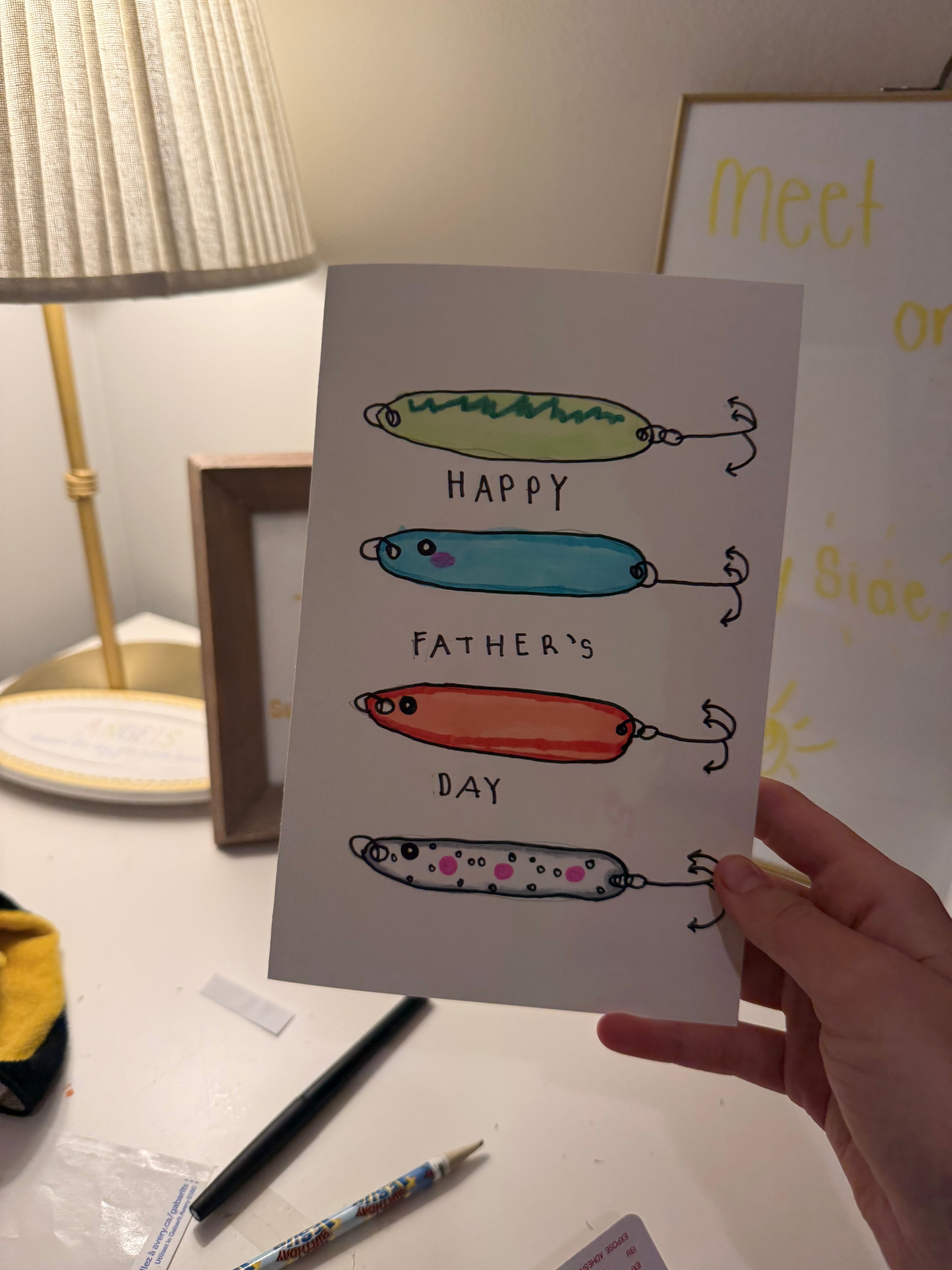 Fishing Fathers Day Card
