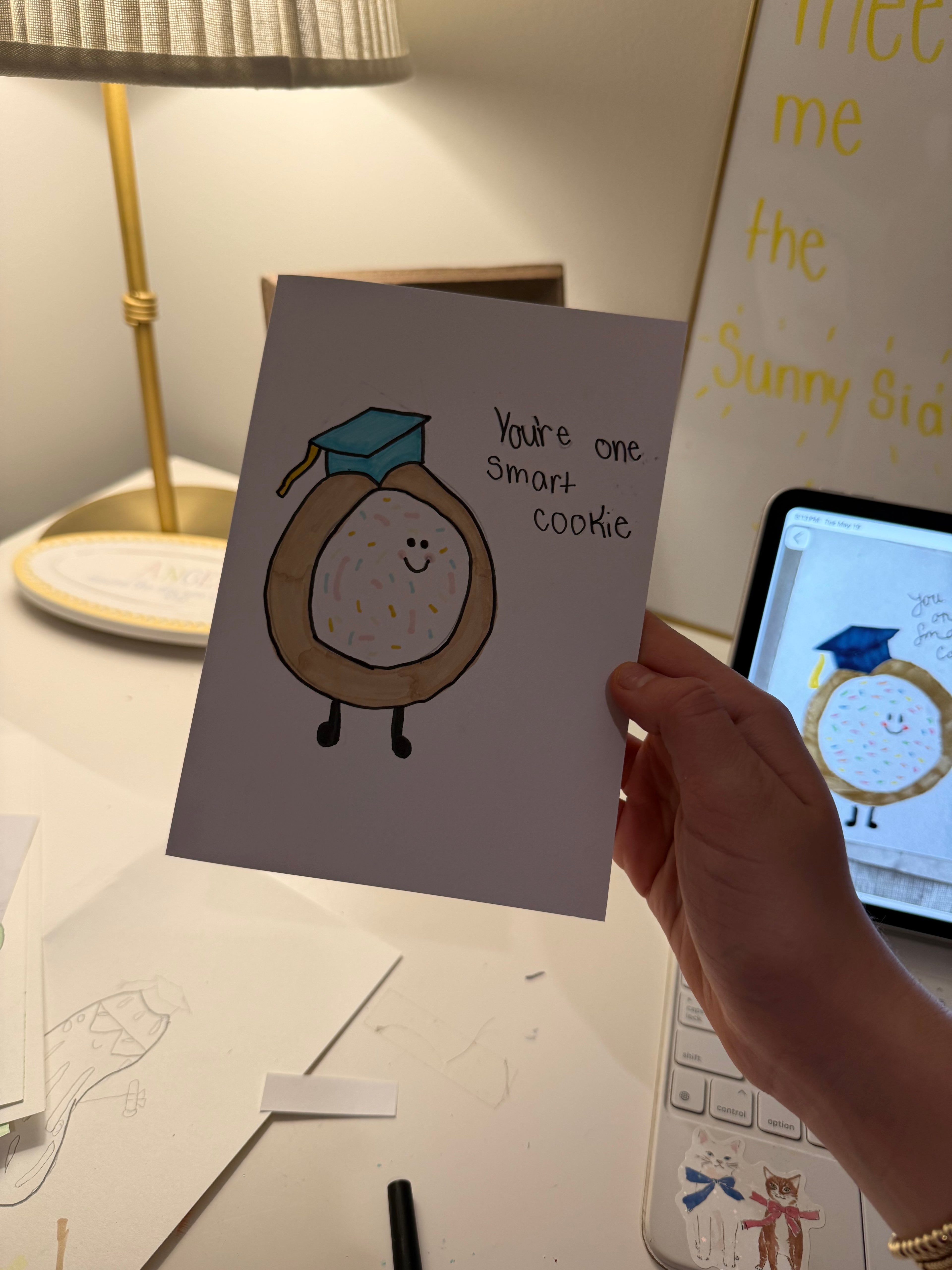 Cookie Grad Card