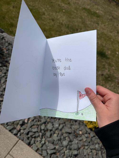 Golf Themed Father’s Day Card