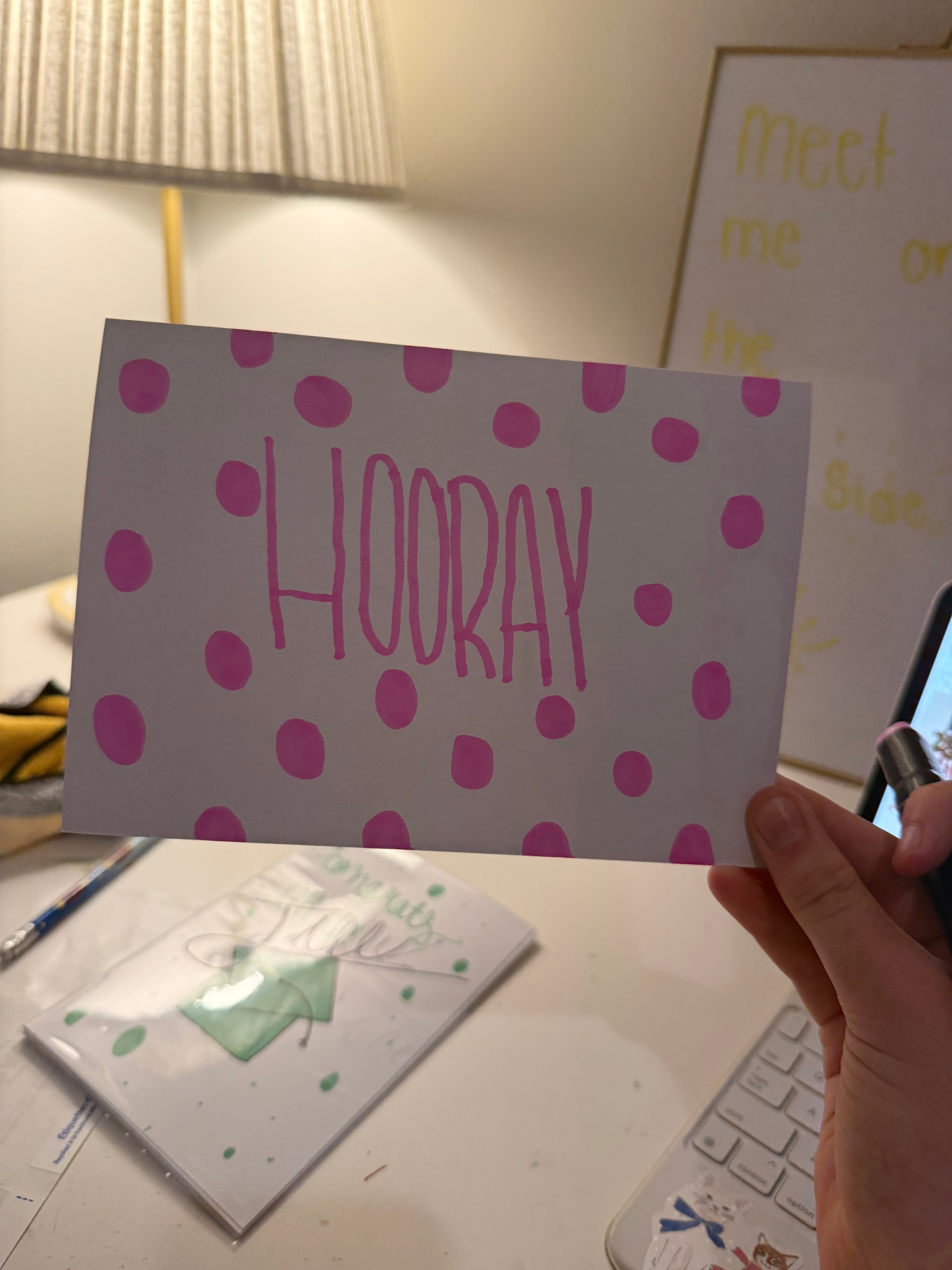 simple grad card