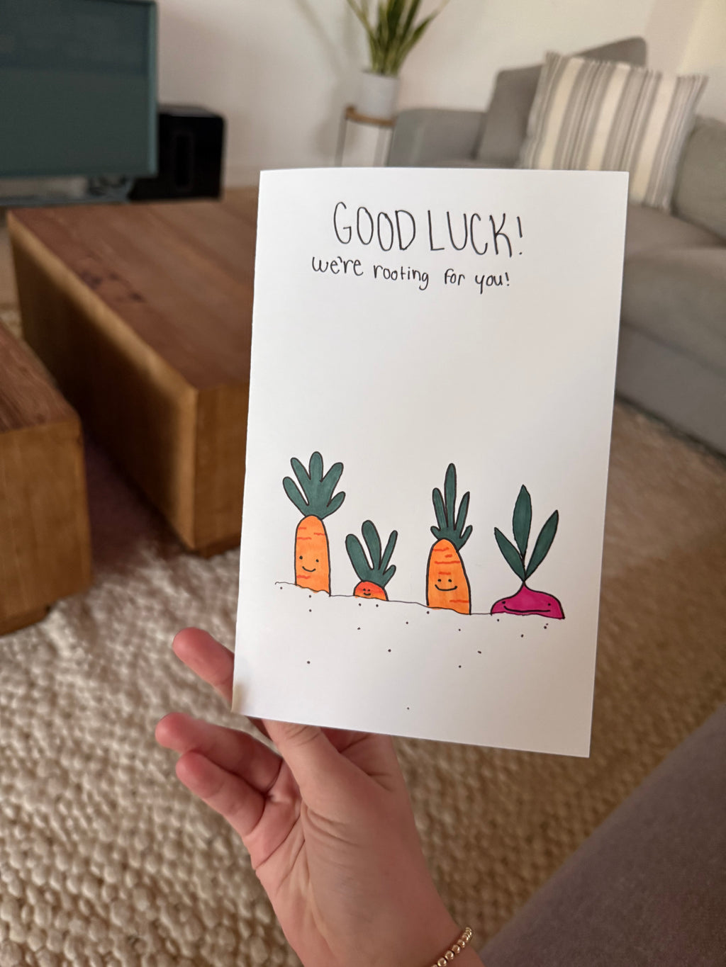 We Are Rooting For You Grad Card