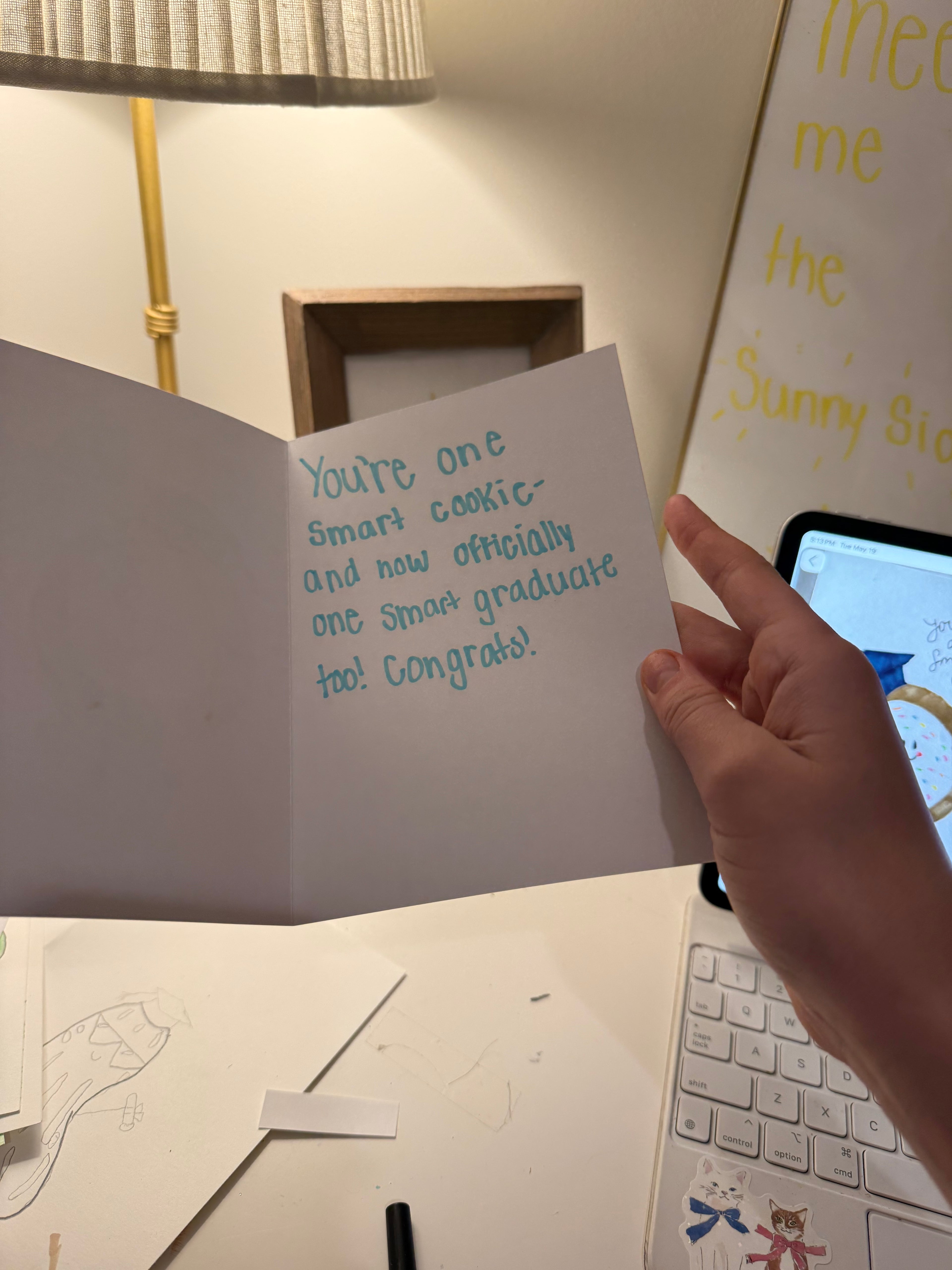 Cookie Grad Card