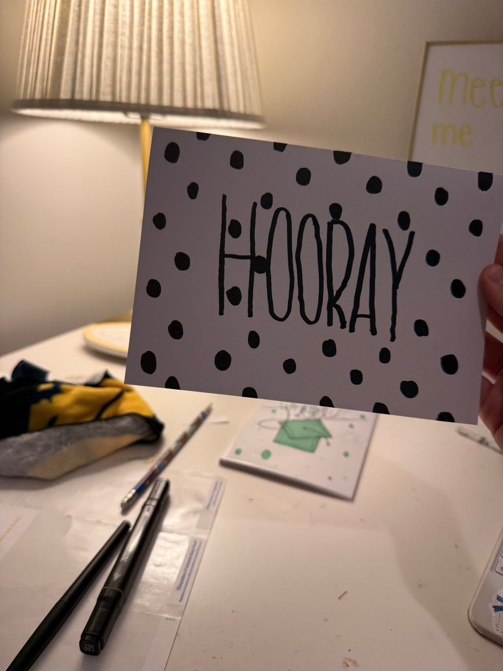 simple grad card