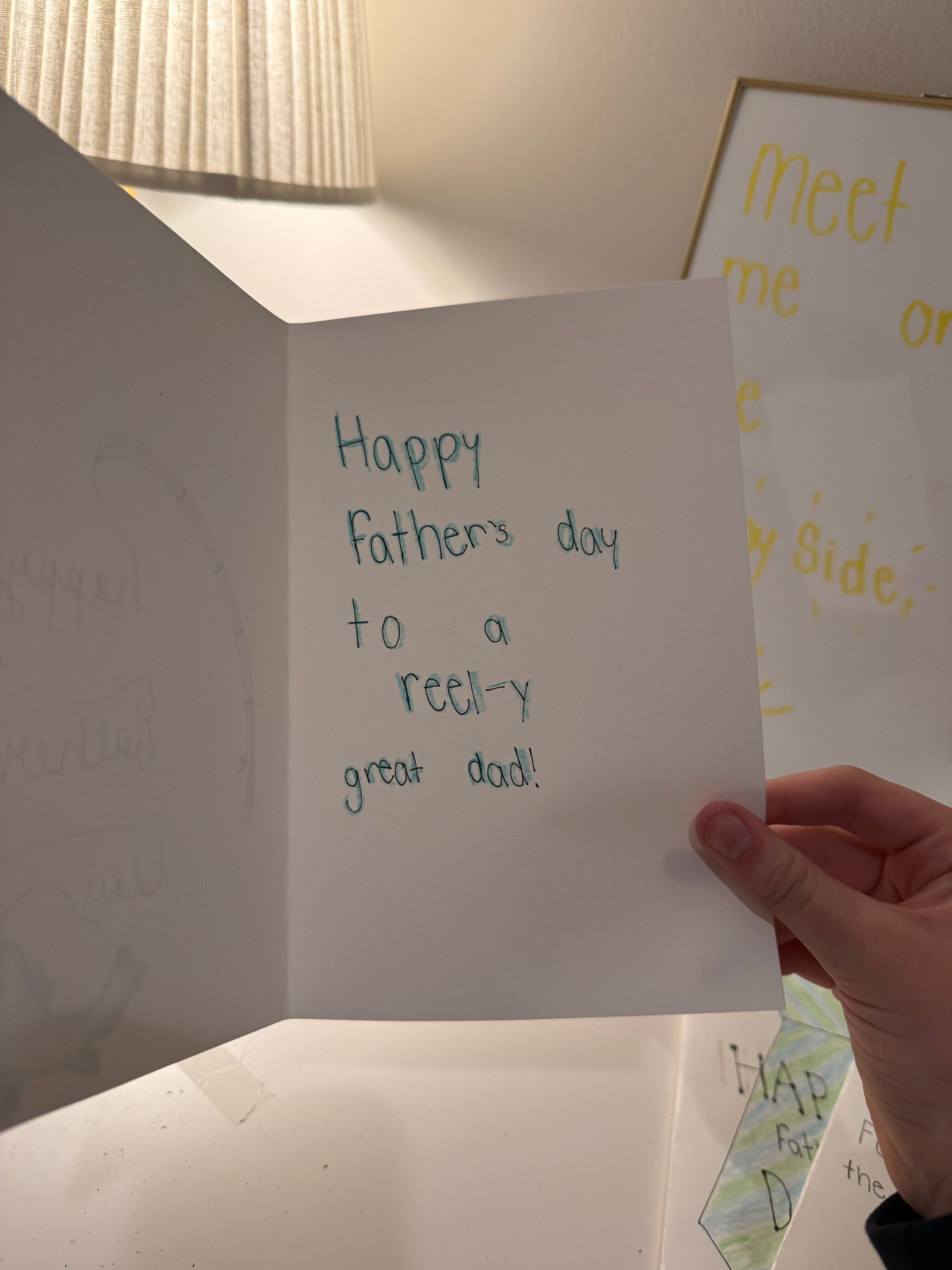 Fish Themed Father’s Day Card