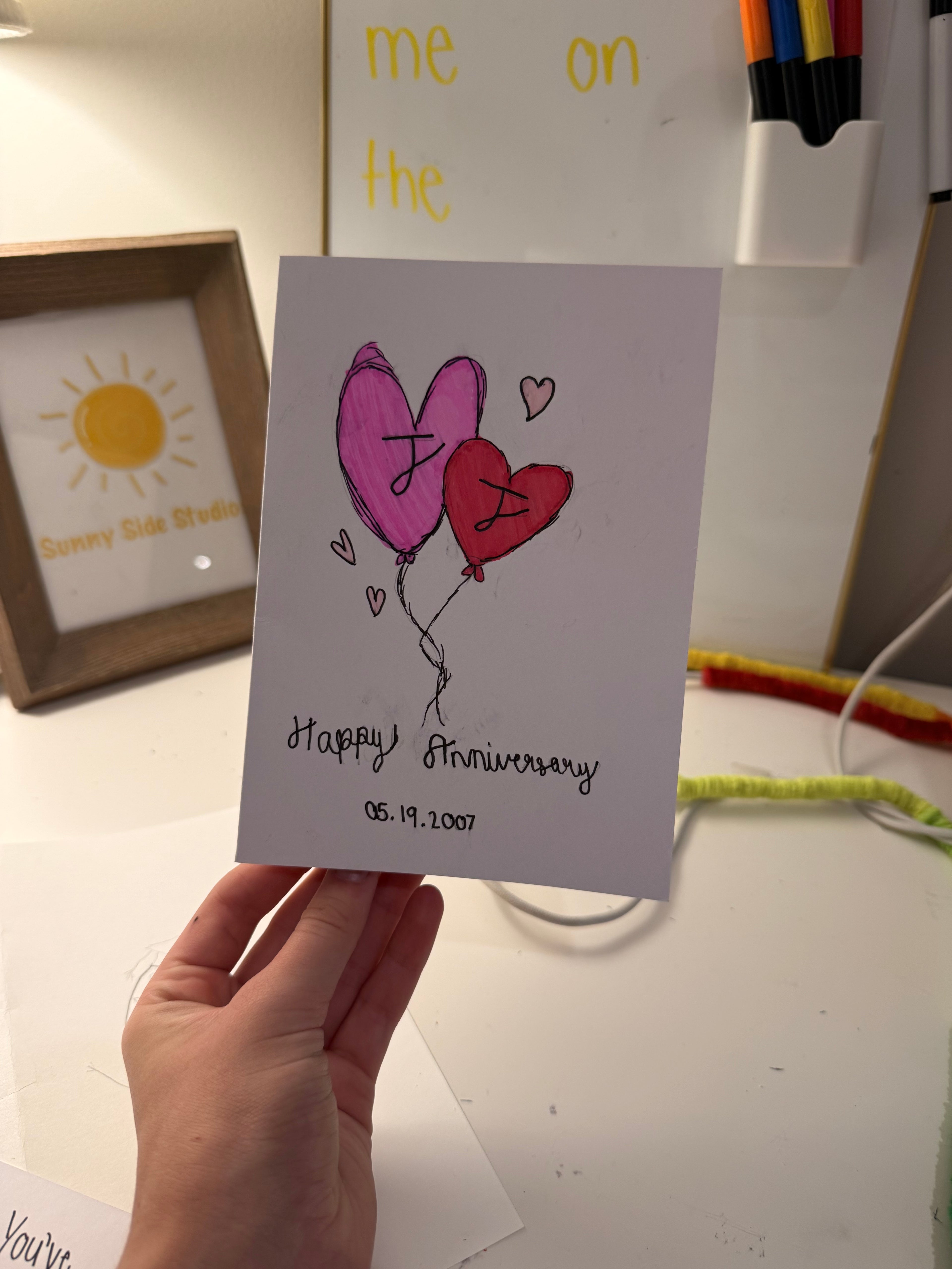 Customizable Anniversary Card