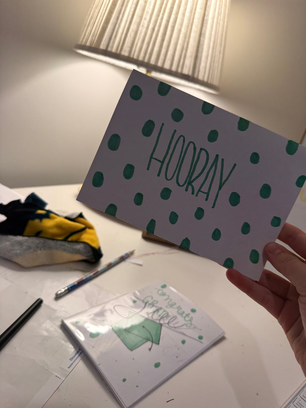 simple grad card