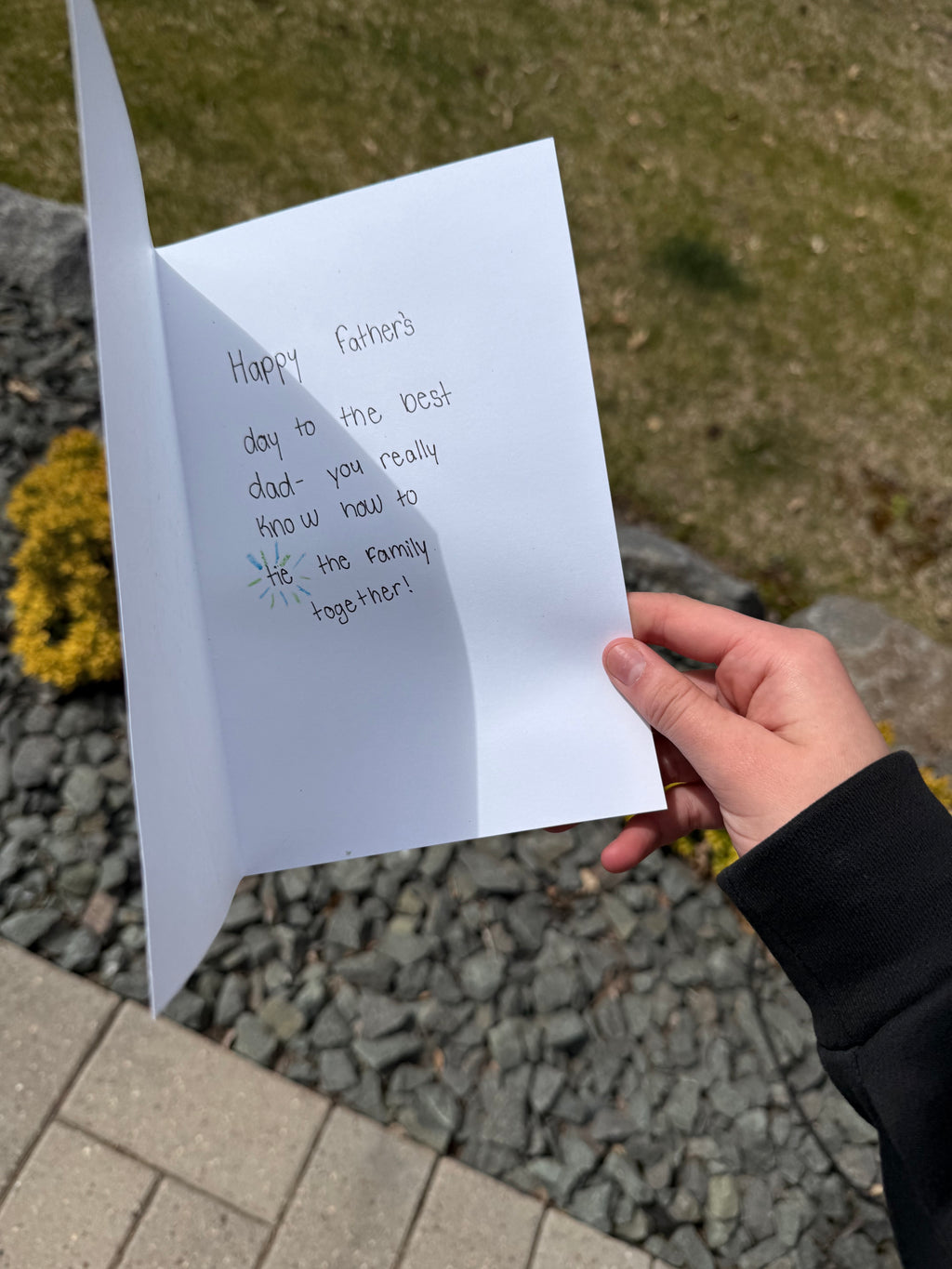 Tie Themed Father’s Day Card