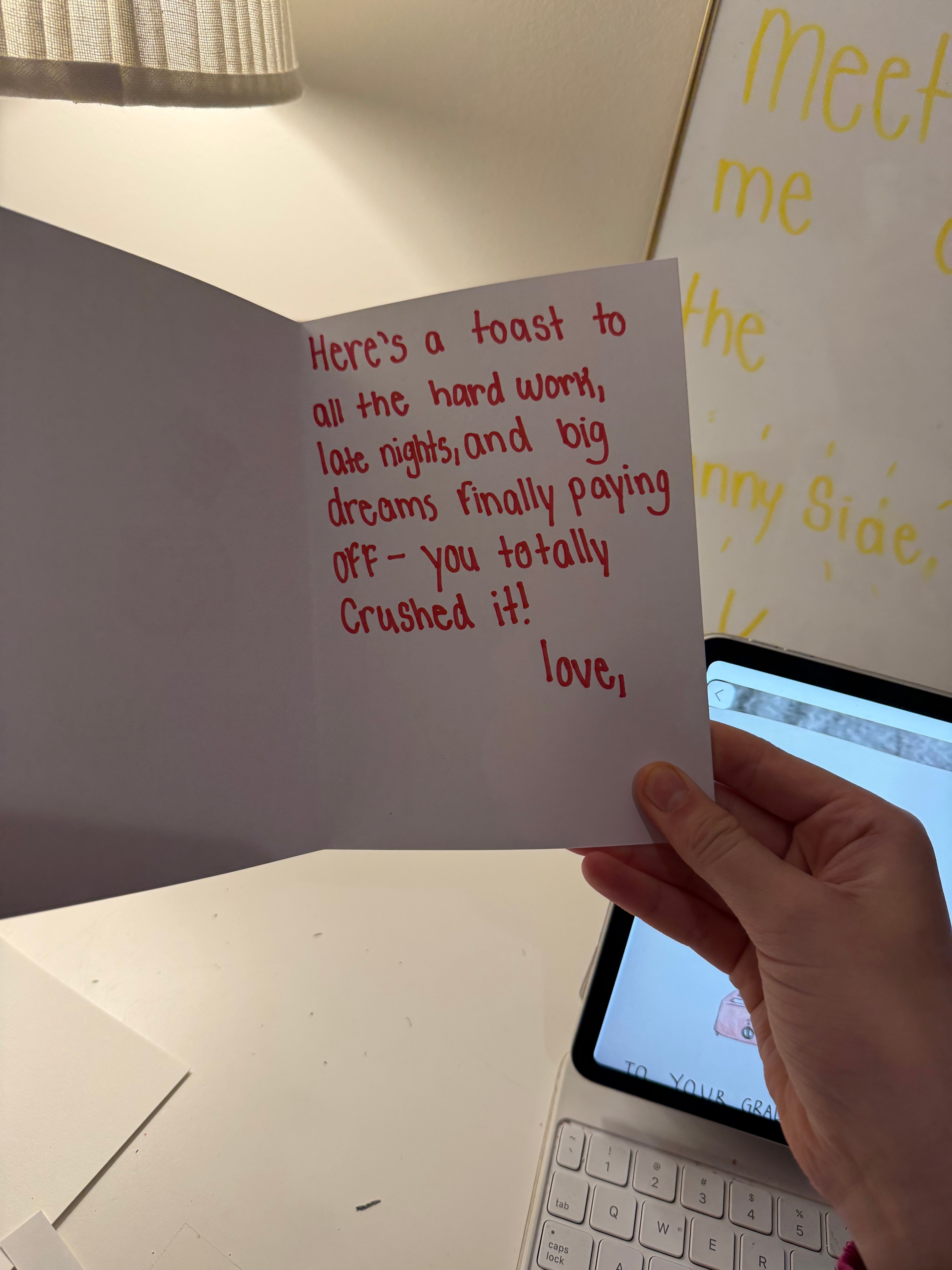 Toaster Grad Card