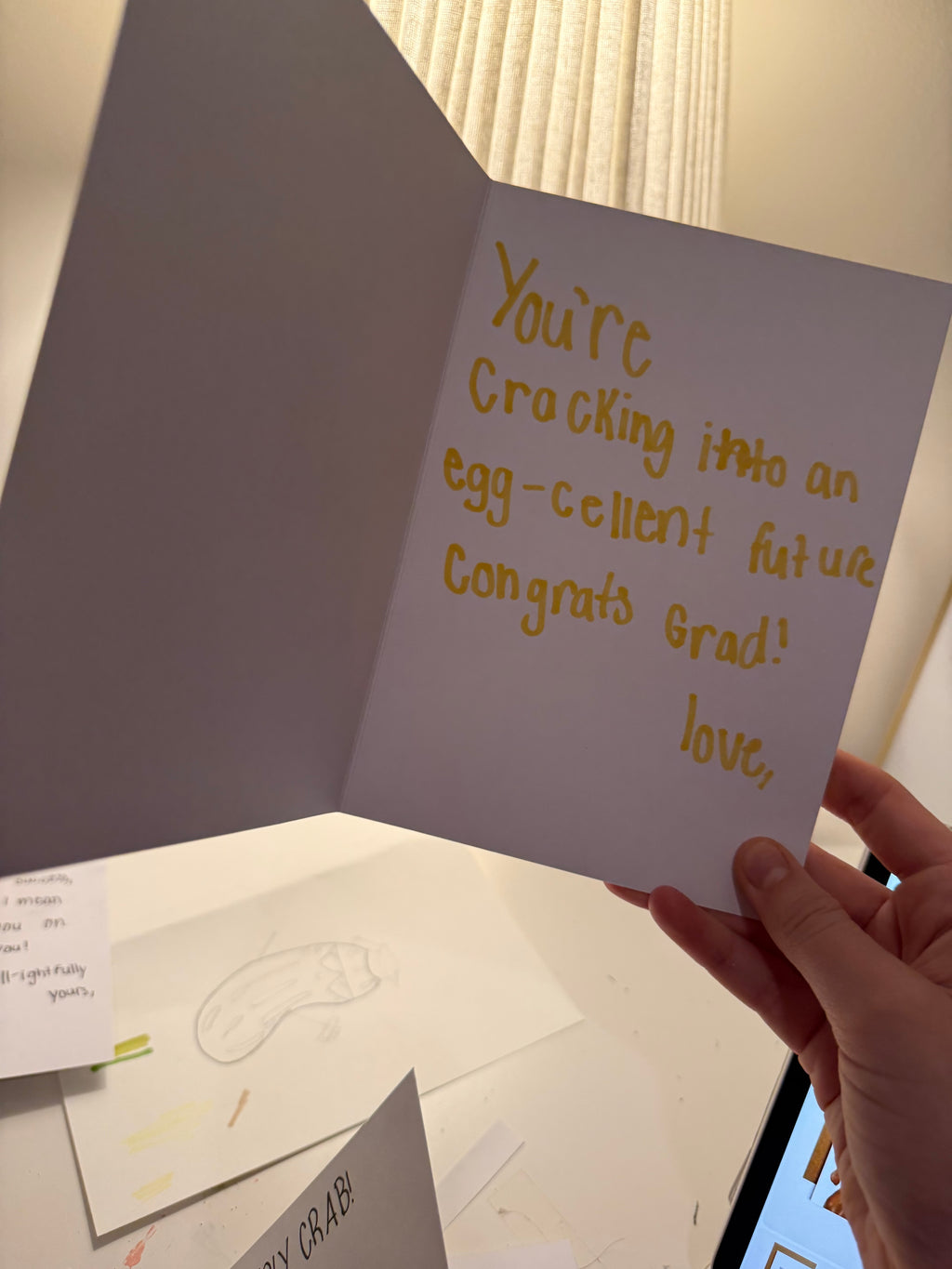 Egg Grad Card