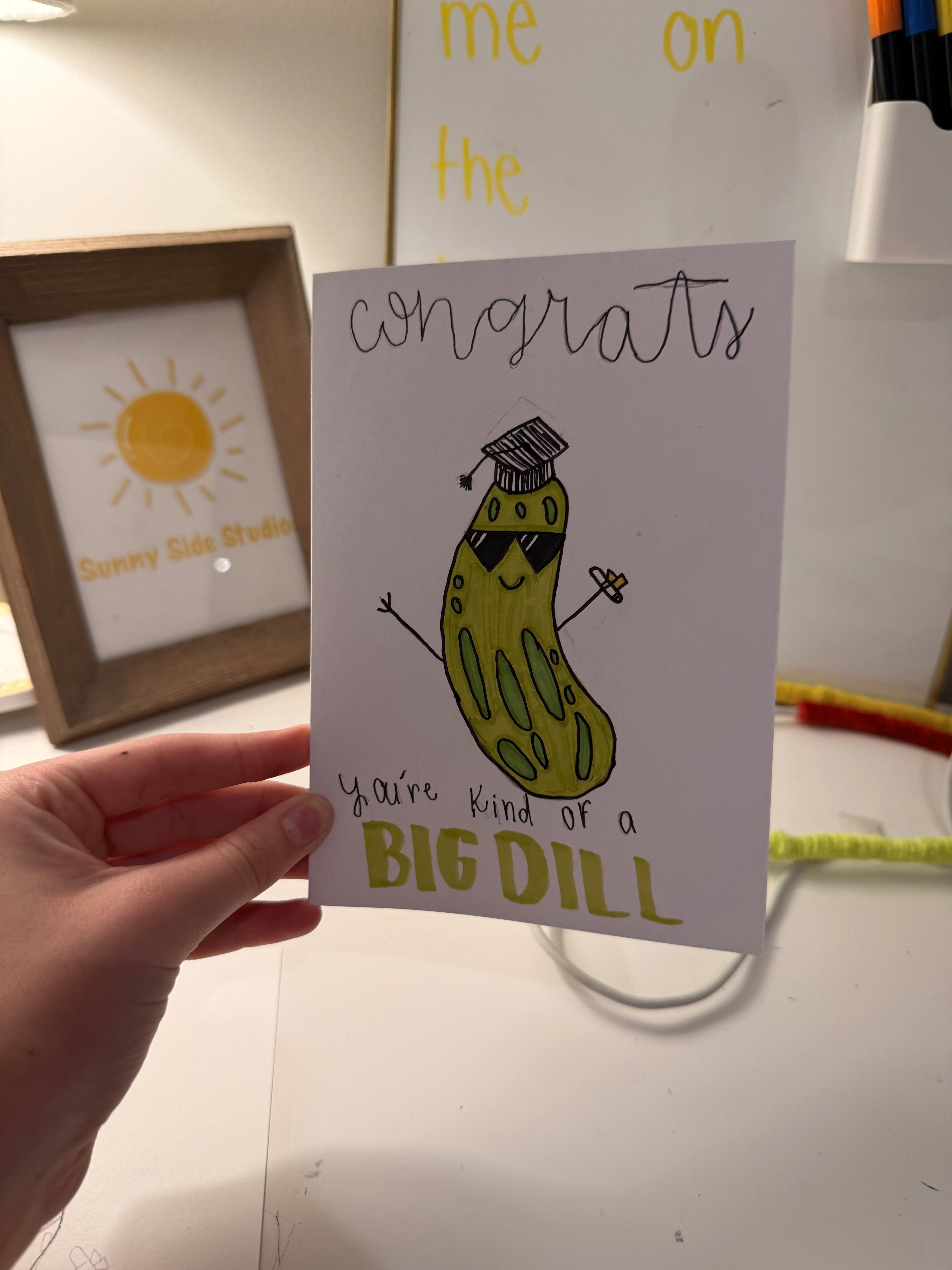 Dill Pickle Grad Card