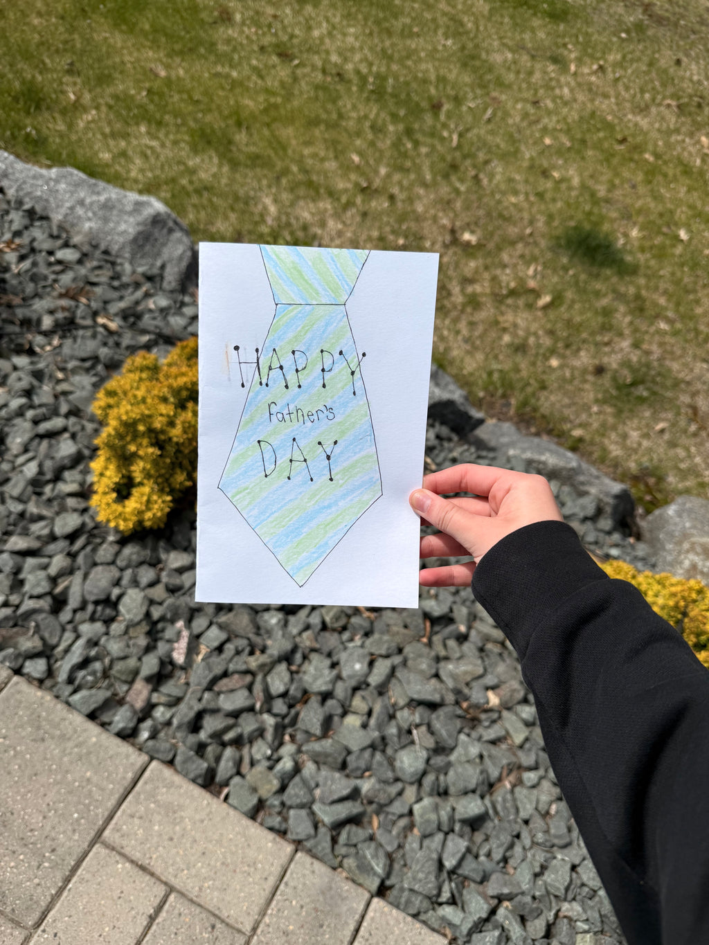 Tie Themed Father’s Day Card